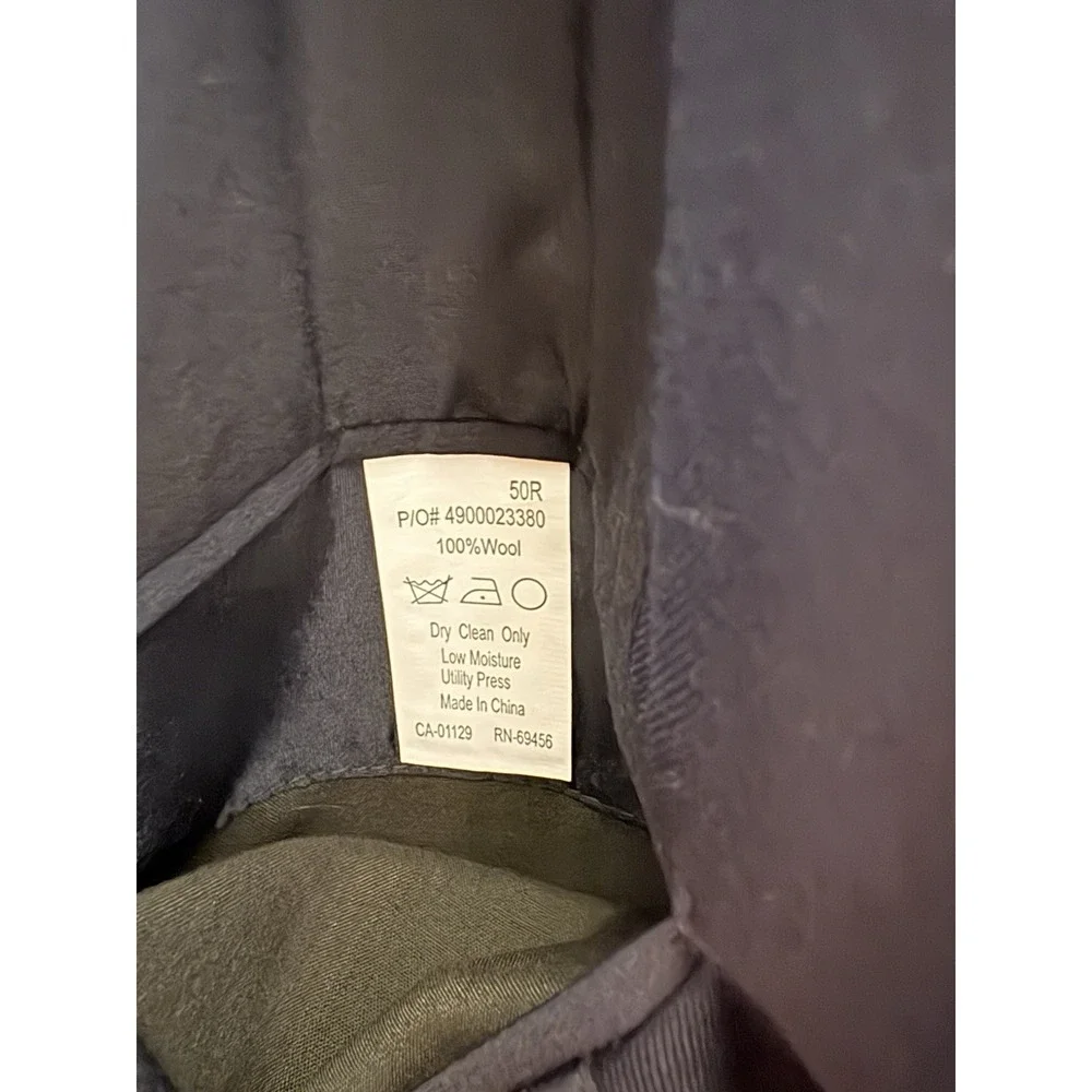 Lauren Ralph Lauren Blazer 50R Navy Wool Gold Button Sport Coat Classic Preppy